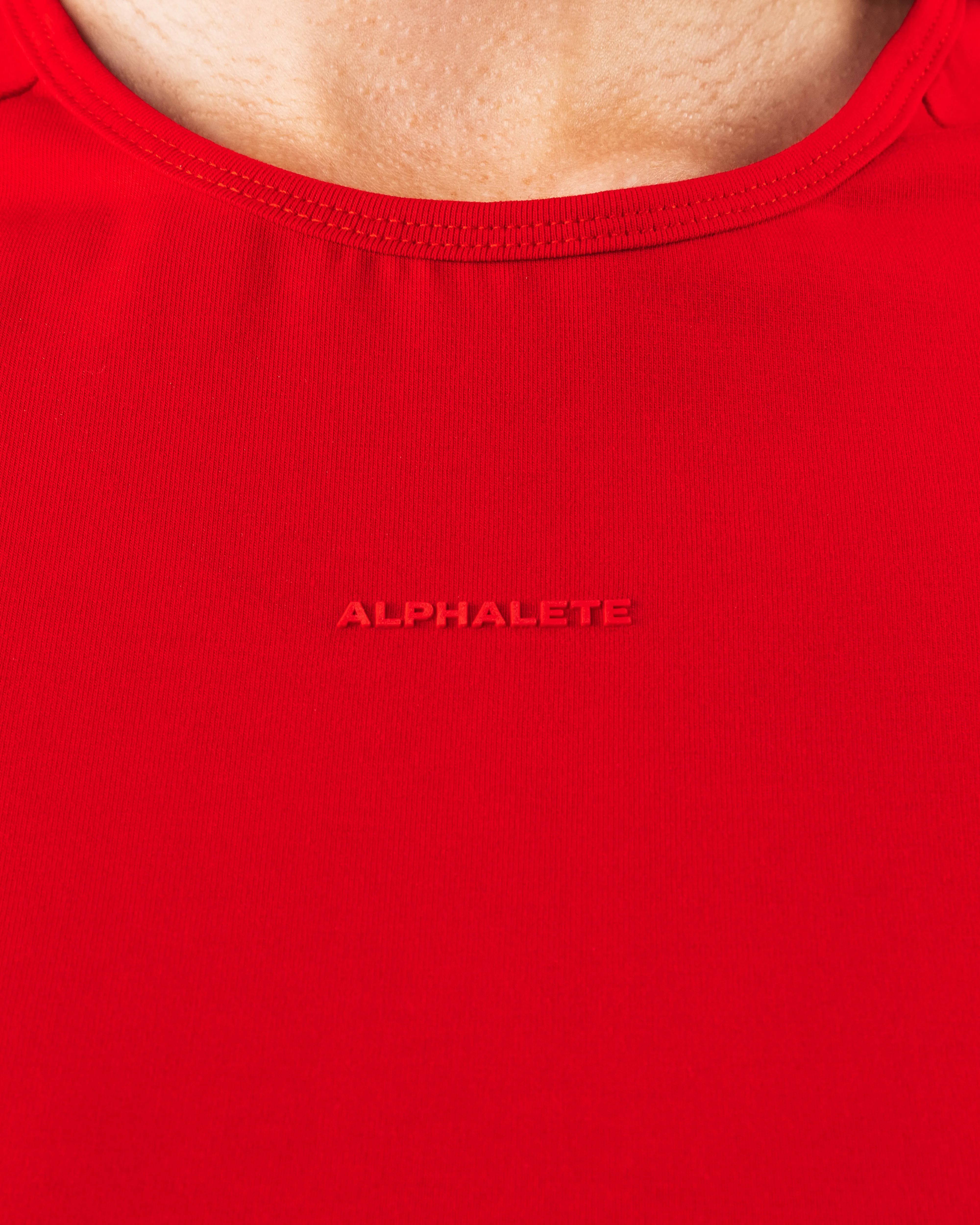 Alphalete Baby Tee - Formula Red