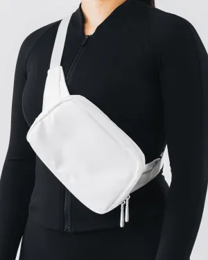 Alphalete Core Crossbody - White