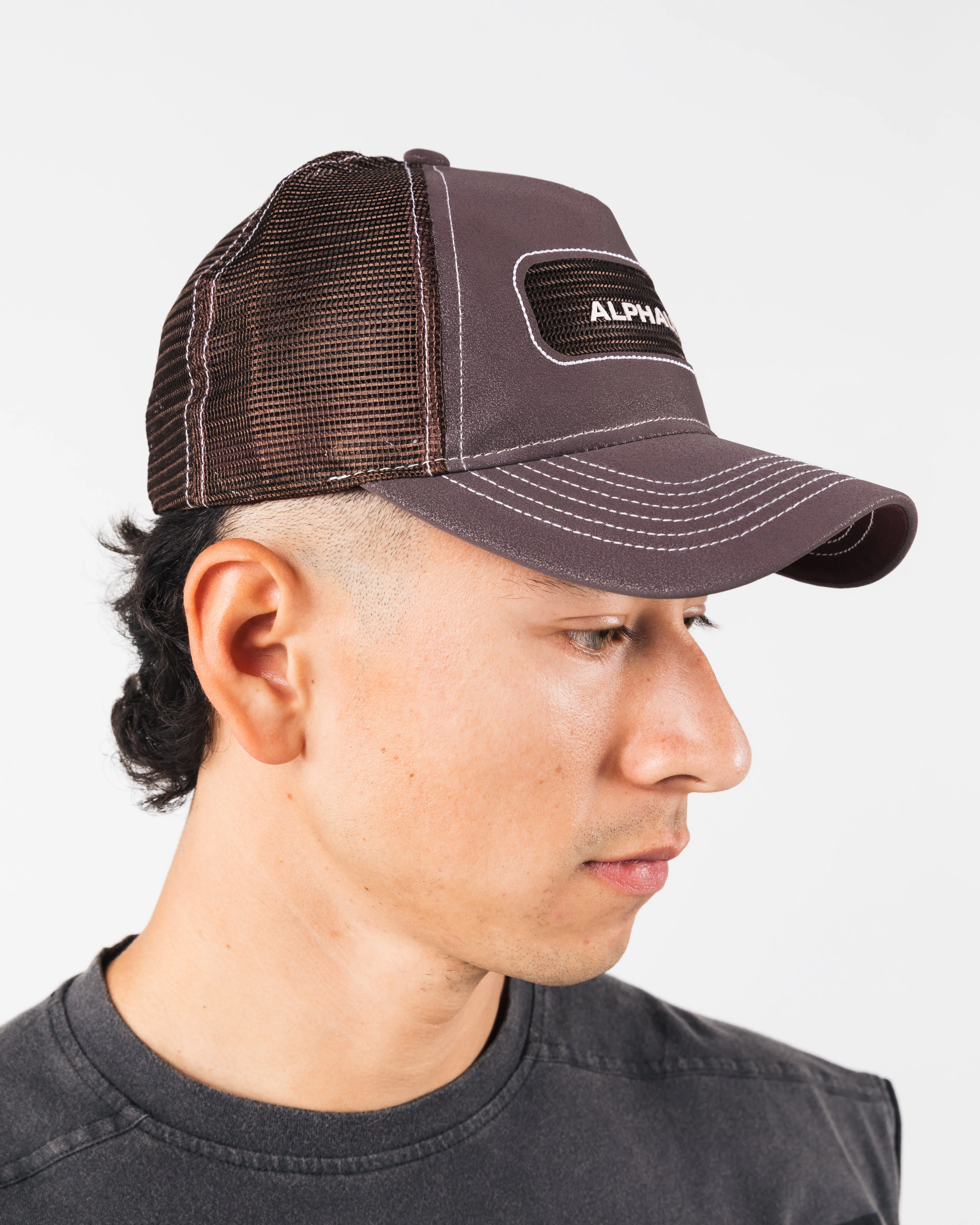 Alphalete Core Trucker Hat - Deep Mauve