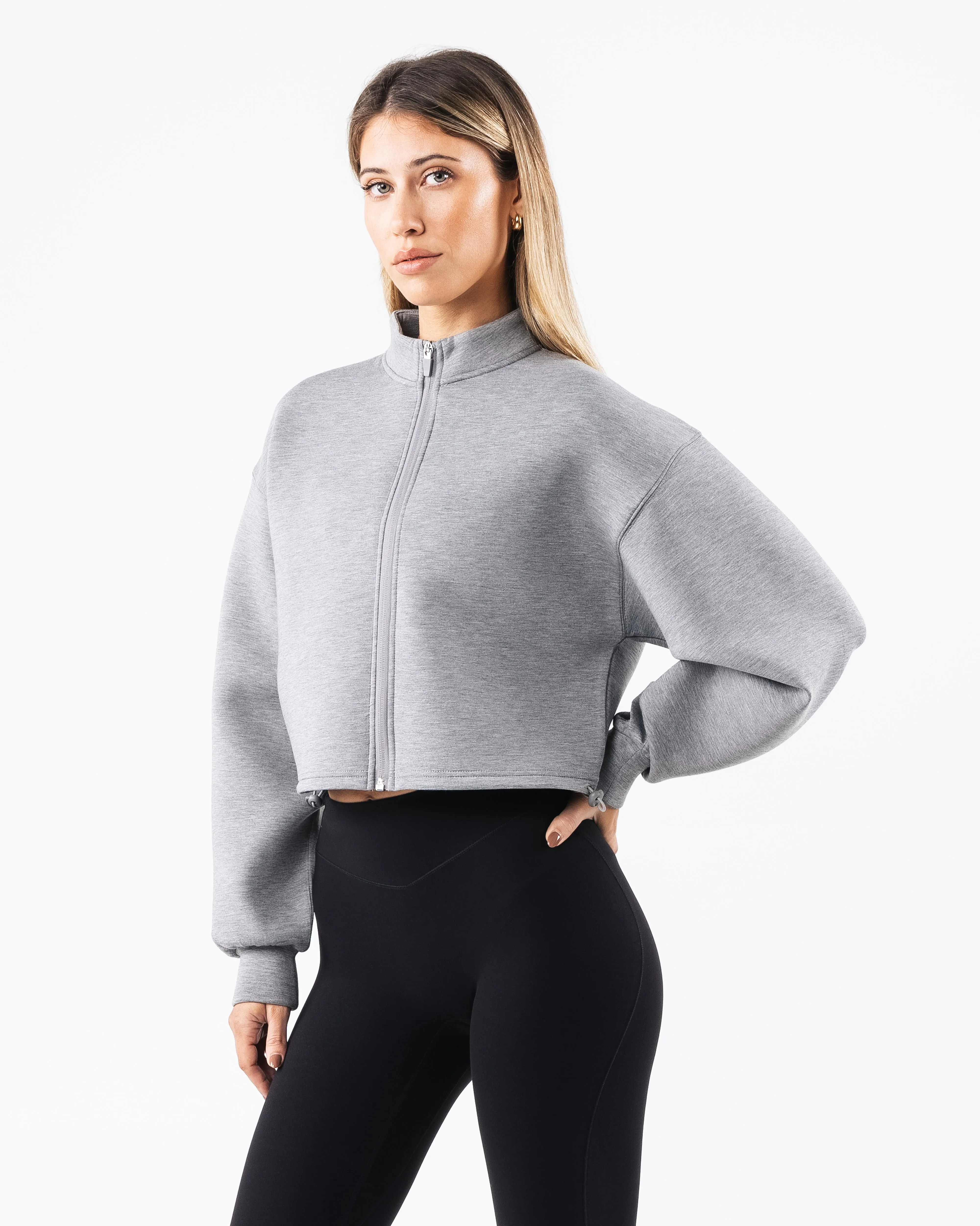Alphalete ELMTS Jacket - Heather Cloud