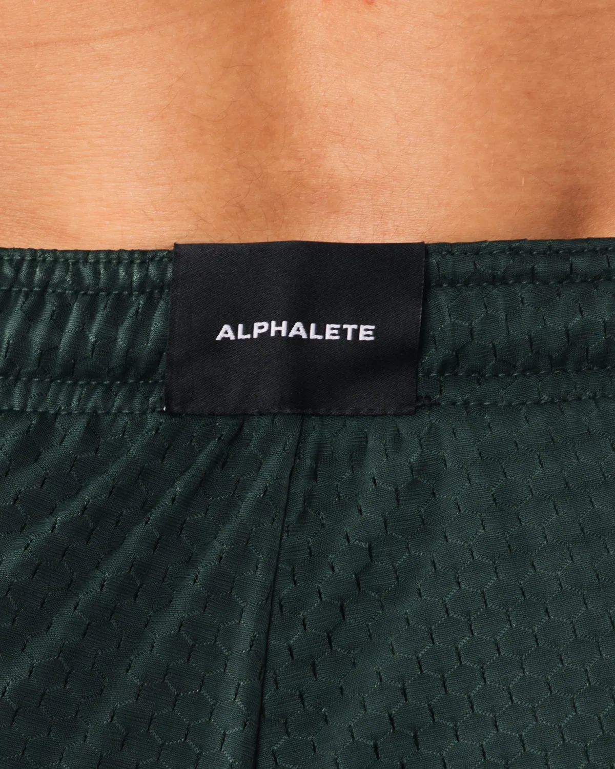 Alphalete LDB More Mesh Short 6" - Evergreen
