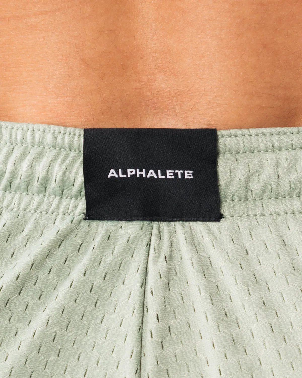 Alphalete LDB More Mesh Short 6" - Sage