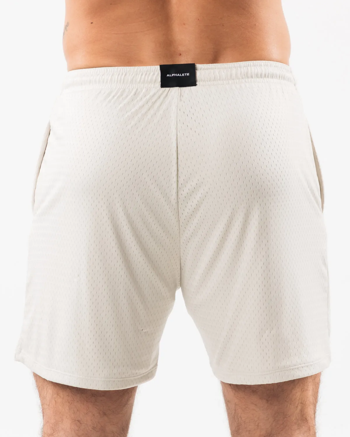 Alphalete LDB More Mesh Short 6" - Sea Shell