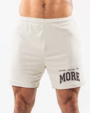 Alphalete LDB More Mesh Short 6" - Sea Shell