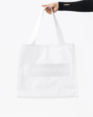 Alphalete Mesh Tote Bag - White