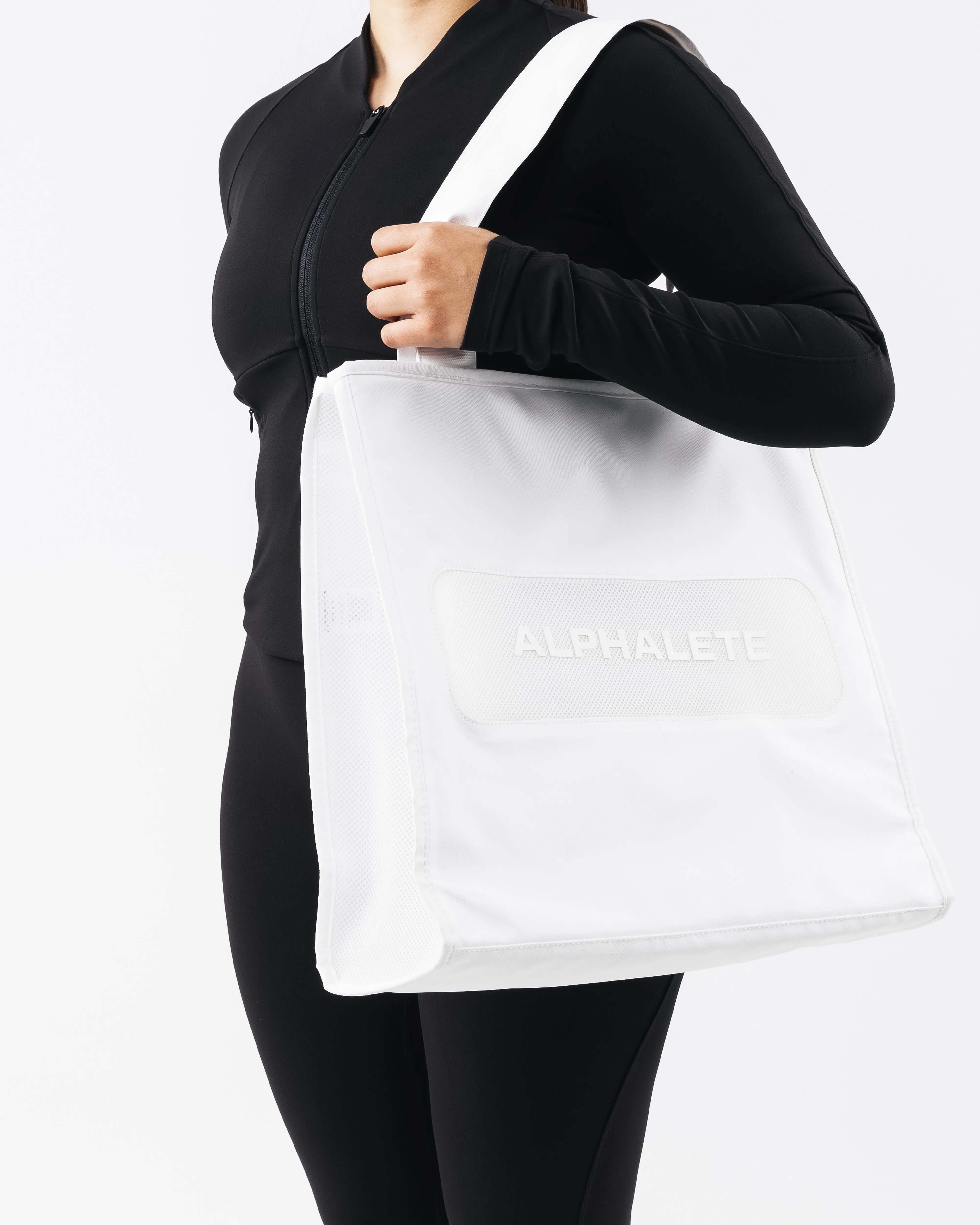 Alphalete Mesh Tote Bag - White