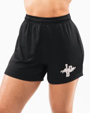 Alphalete Signature Mesh Short 4" - Black