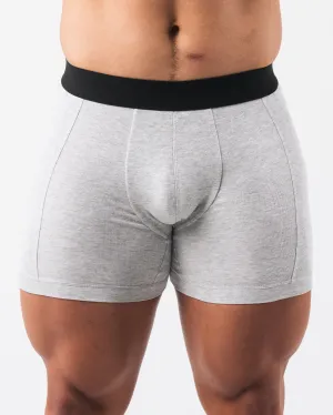 Alphalete Zero Classic Boxer Brief 2pk - Heather Grey