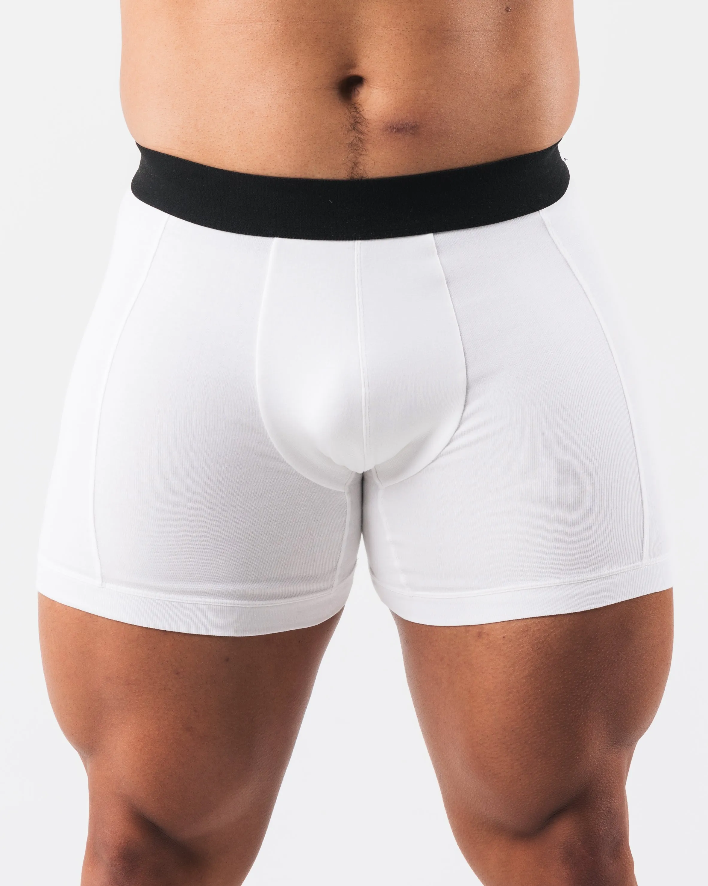 Alphalete Zero Classic Boxer Brief 2pk - White