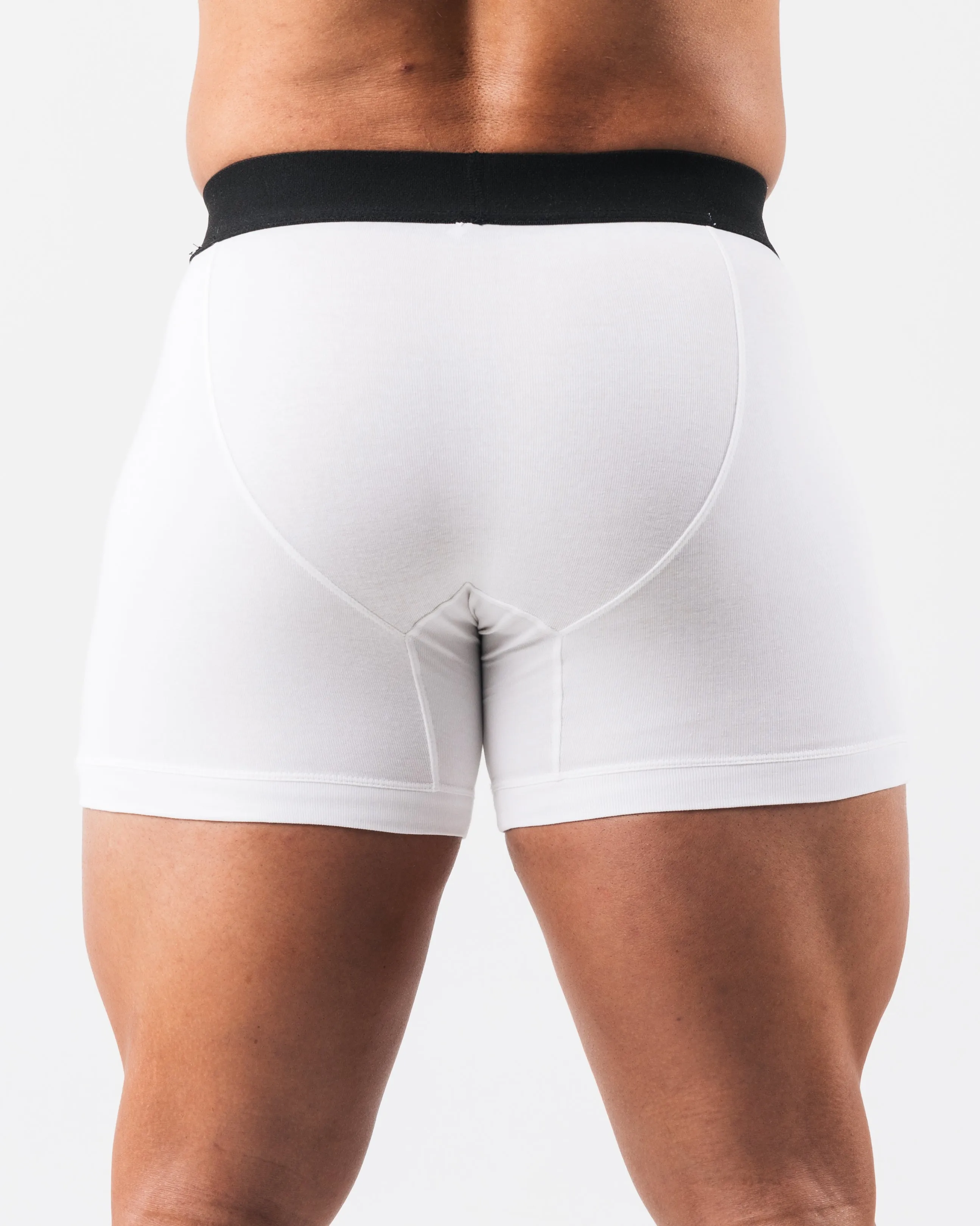 Alphalete Zero Classic Boxer Brief 2pk - White