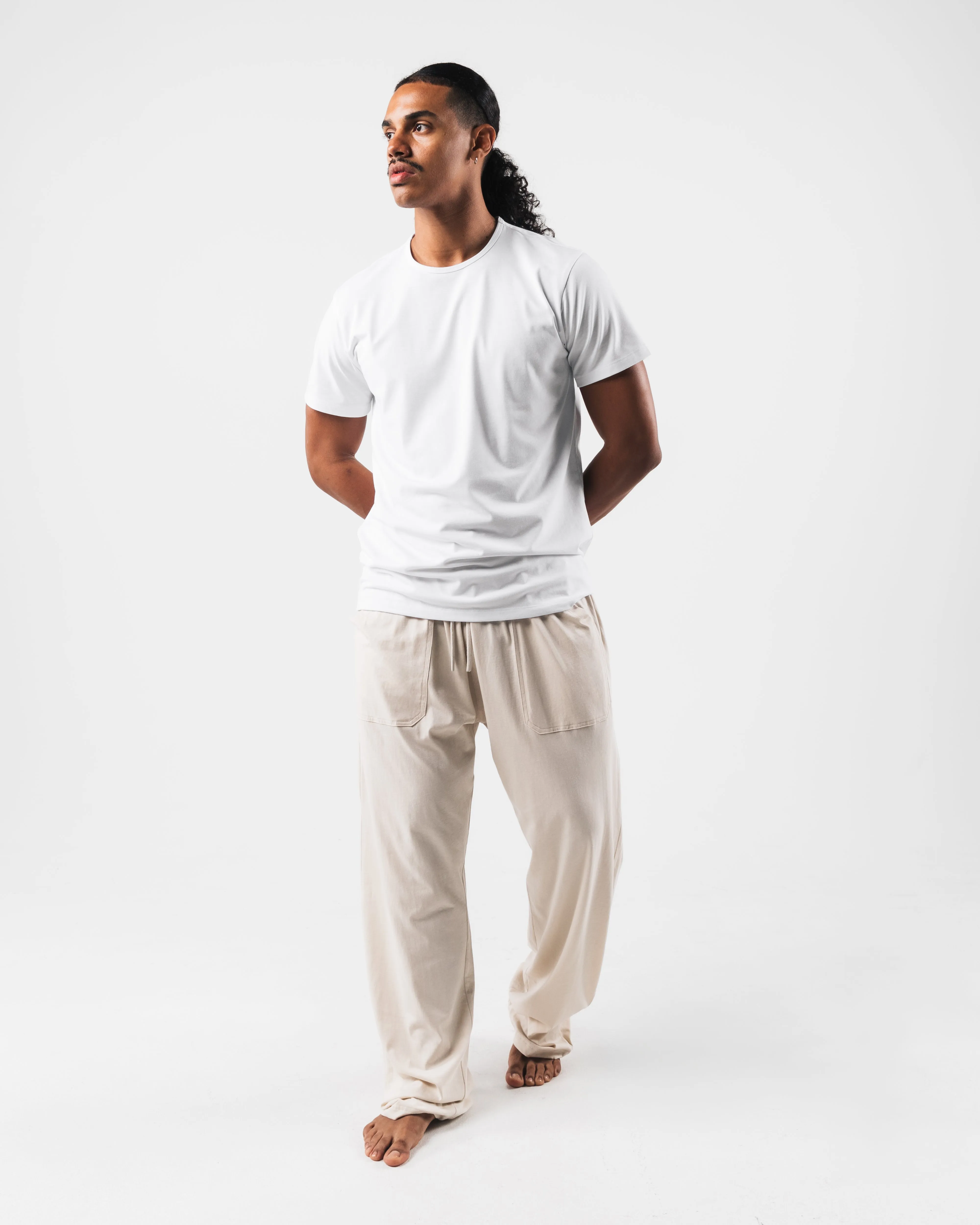 Alphalete Zero Classic Straight Leg Pant - Cream