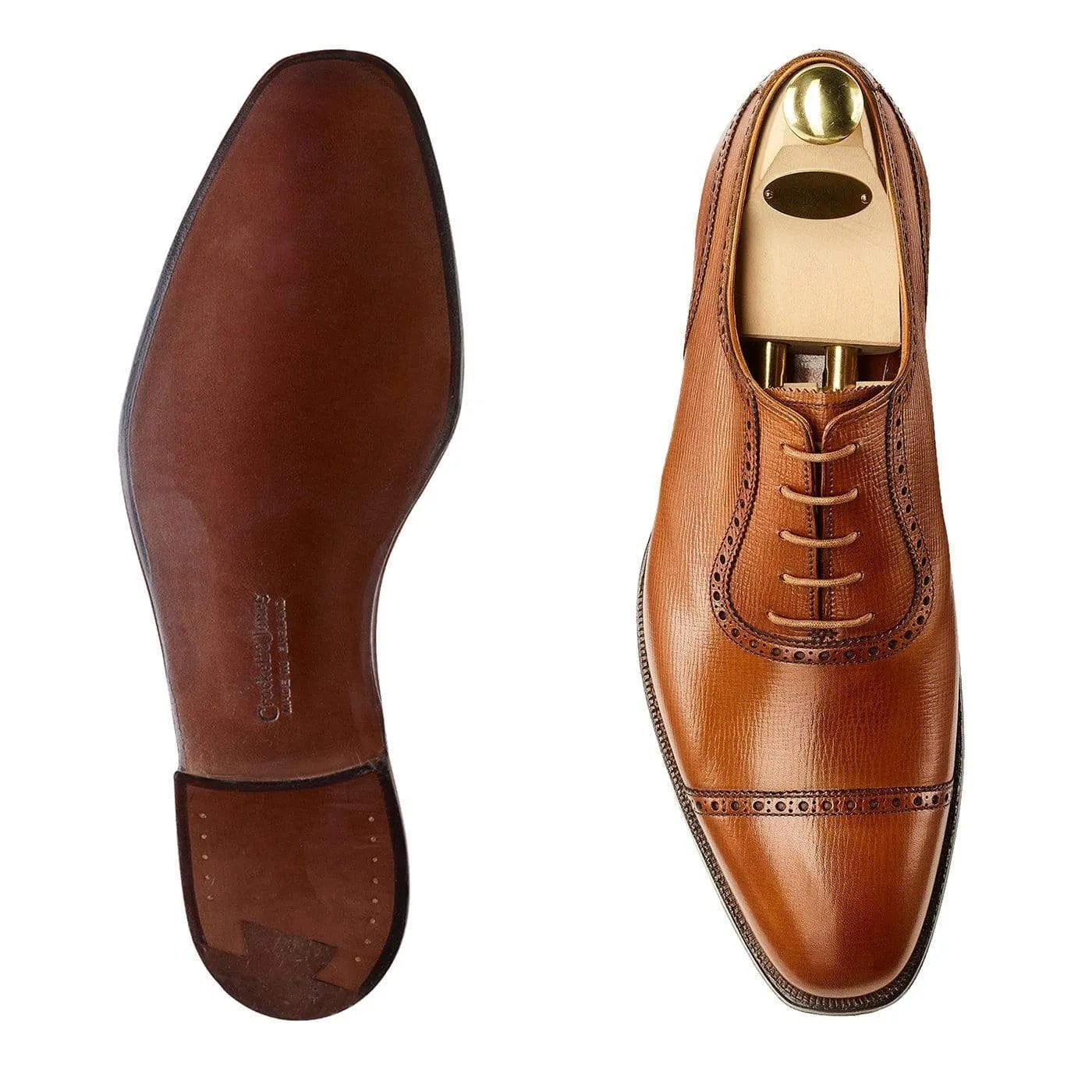 Crockett & Jones Albany 4 Tan Willow Grain