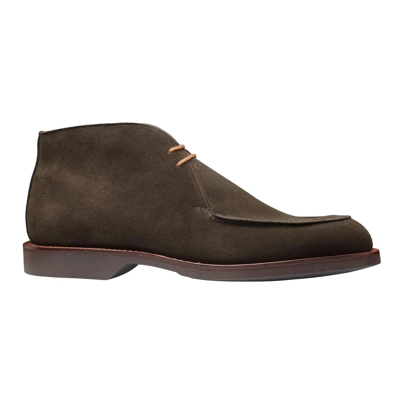 Crockett & Jones Bibury Earth Green Suede