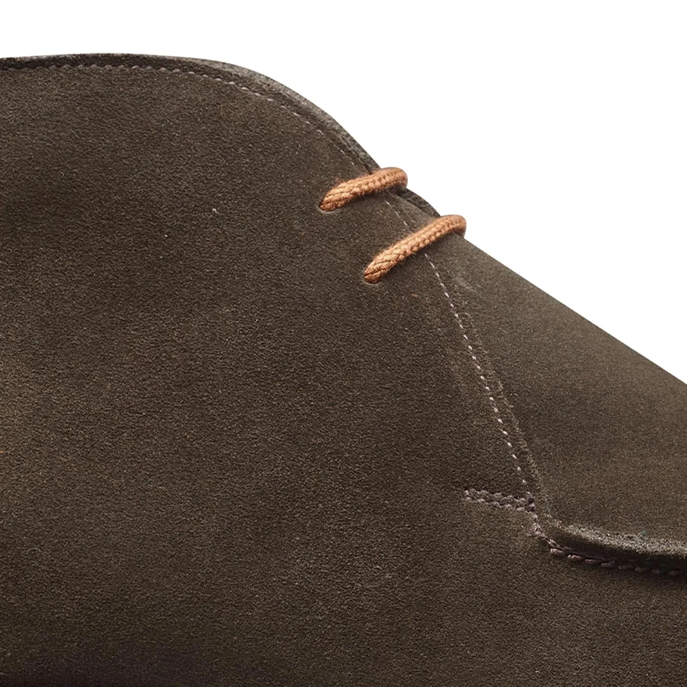 Crockett & Jones Bibury Earth Green Suede