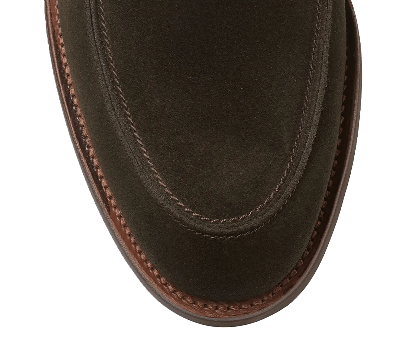 Crockett & Jones Bibury Earth Green Suede