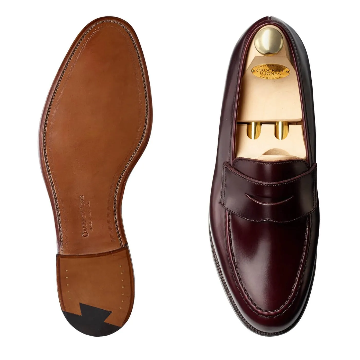 Crockett & Jones Boston Burgundy Cavalry Calf