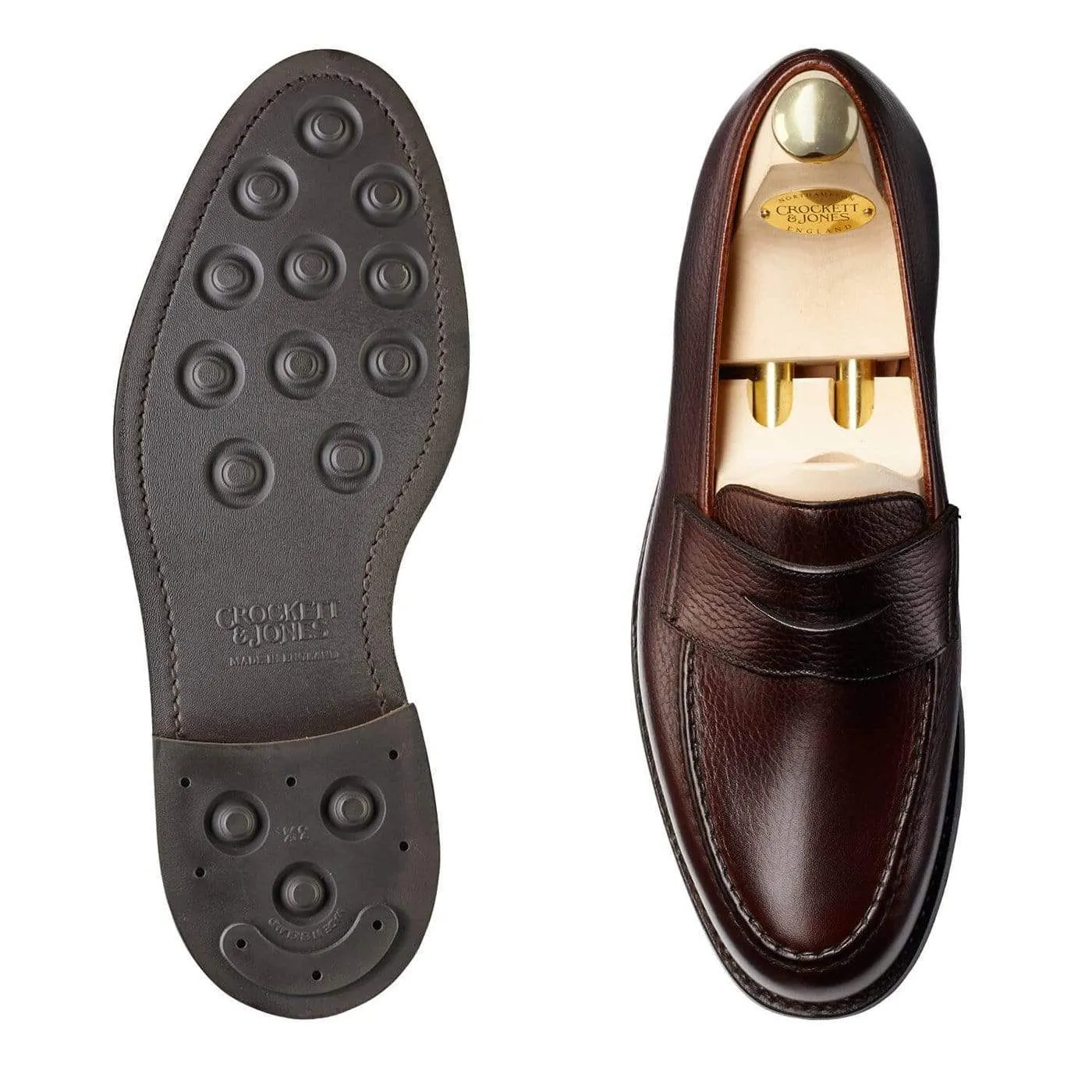Crockett & Jones Boston Dark Brown Country Calf Grain