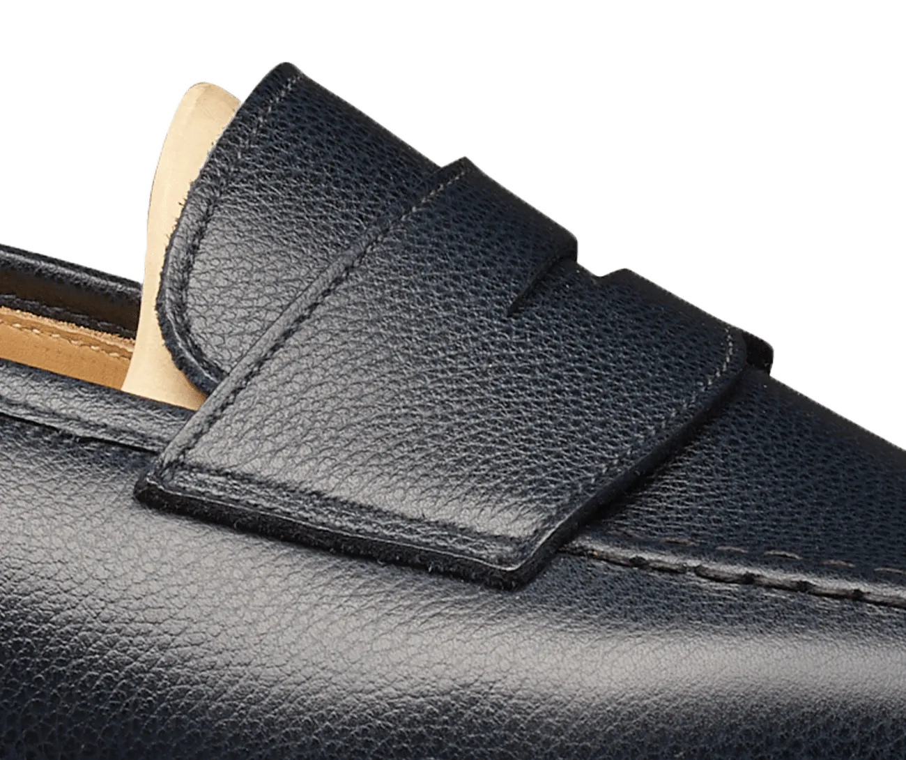 Crockett & Jones Boston Navy Cotswold Grain