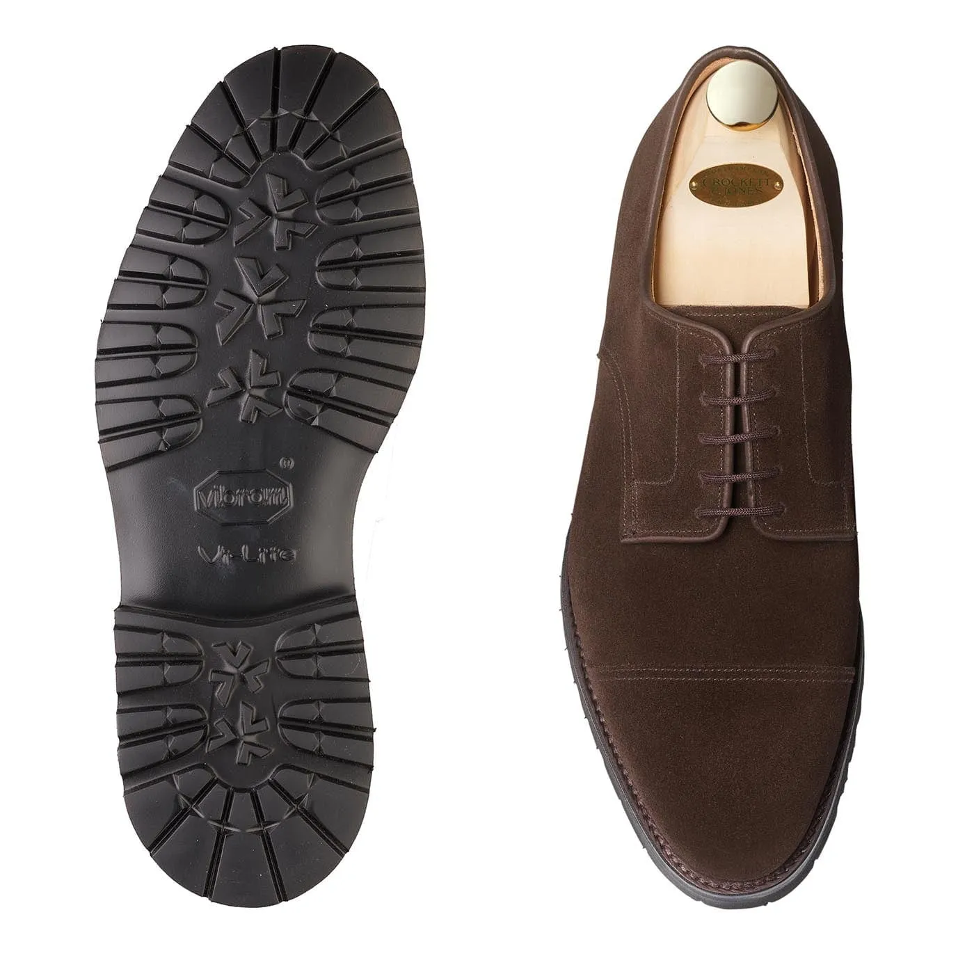 Crockett & Jones Bradford Dark Oak Suede