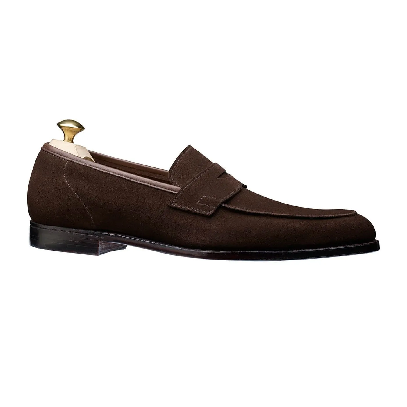 Crockett & Jones Cadogan Dark Brown Calf Suede