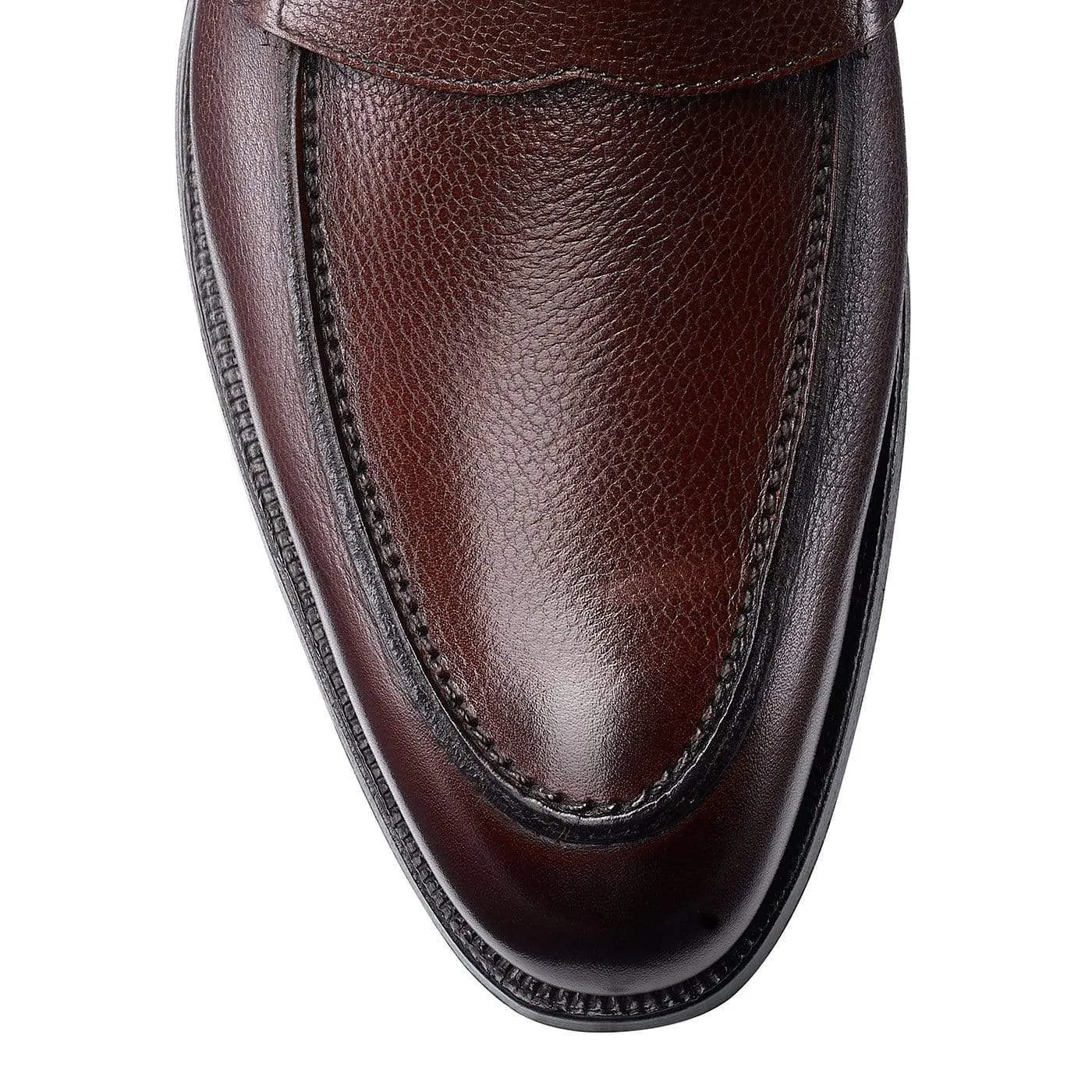 Crockett & Jones Cadogan Dark Brown Pebble Grain