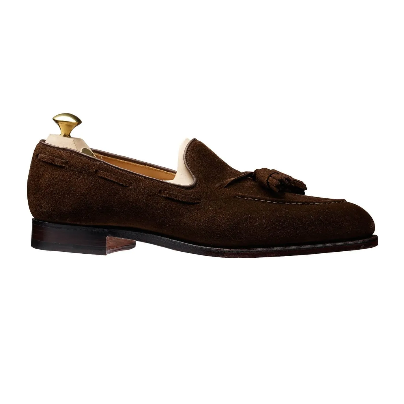 Crockett & Jones Cavendish Dark Brown Calf Suede