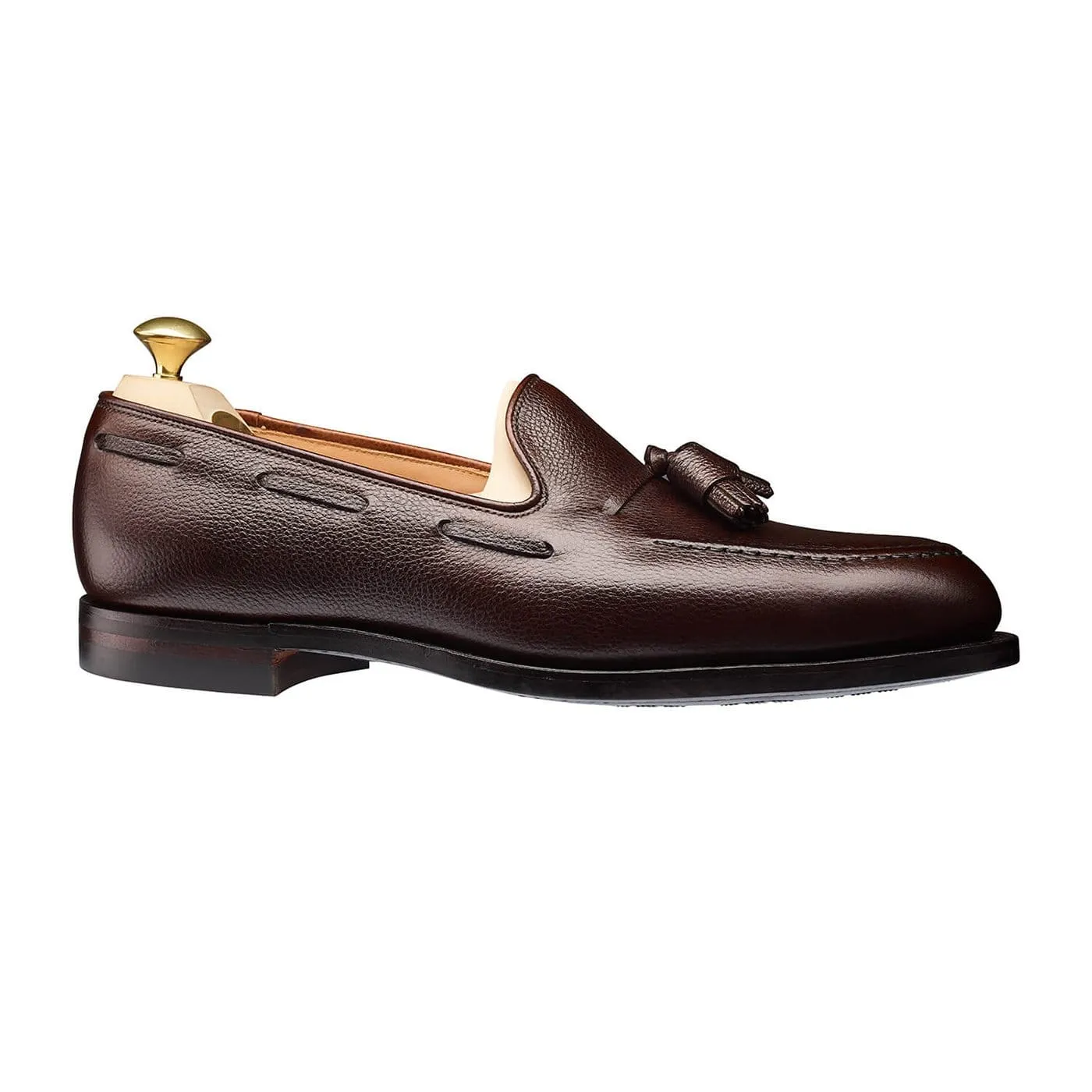 Crockett & Jones Cavendish Dark Brown Pebble Grain