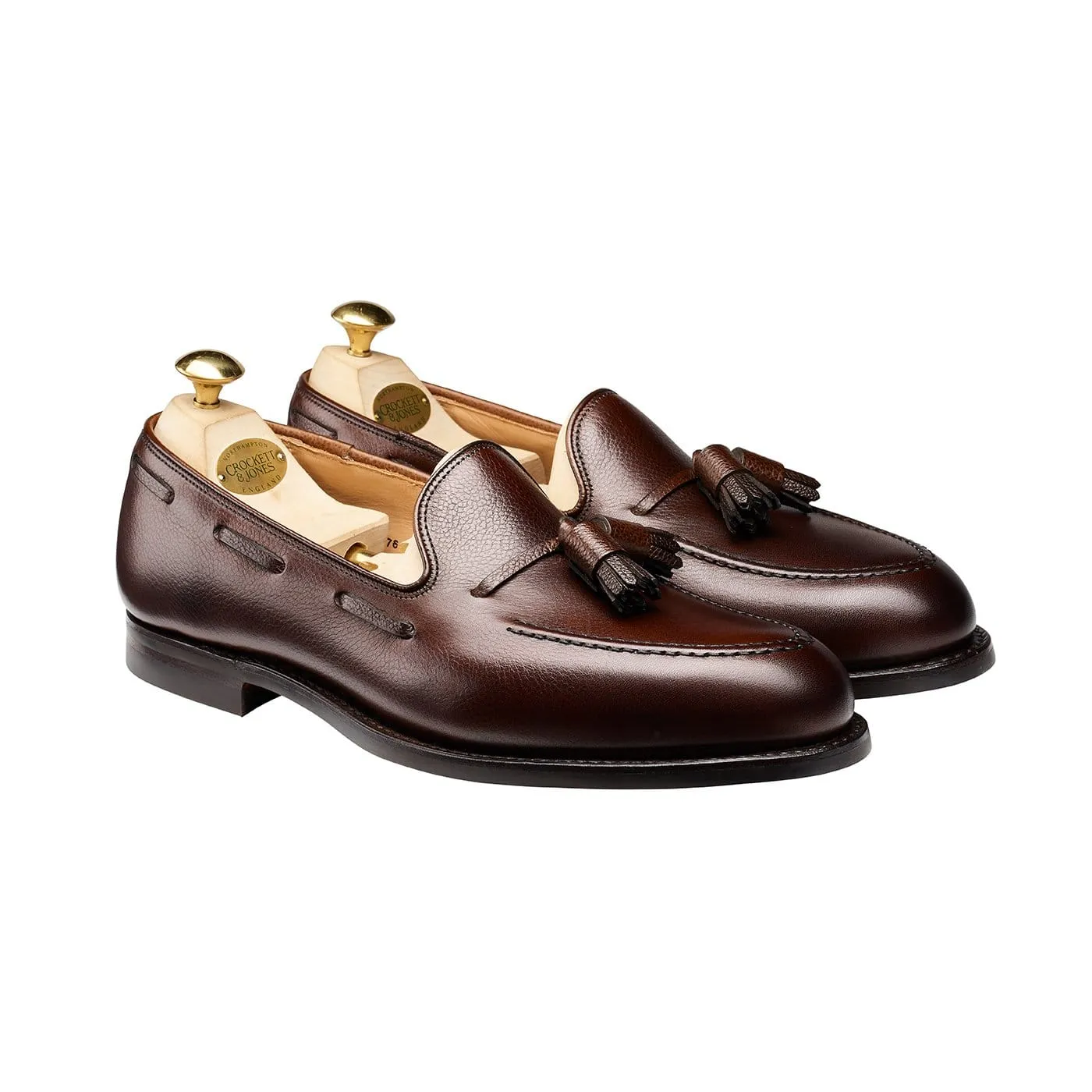 Crockett & Jones Cavendish Dark Brown Pebble Grain