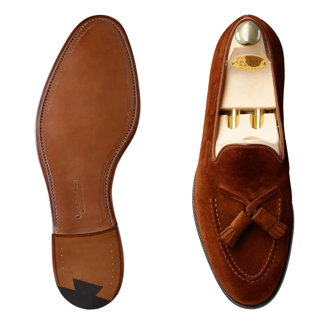 Crockett & Jones Cavendish Polo Brown Calf Suede