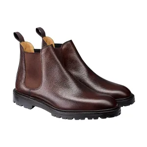 Crockett & Jones Chelsea 11 Dark Brown Scotch Grain