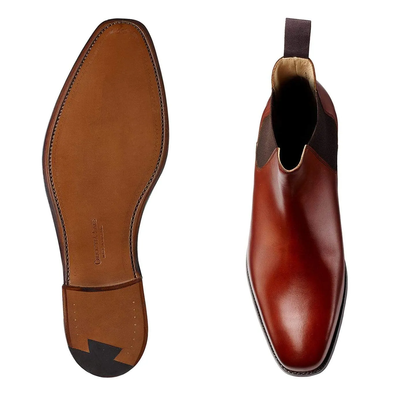 Crockett & Jones Chelsea 3 Chestnut Burnished Calf