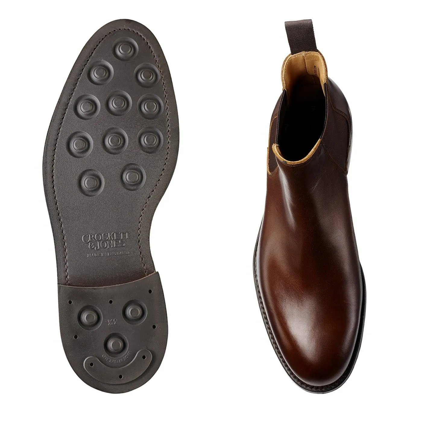 Crockett & Jones Chelsea 5 Dark Brown Wax Calf