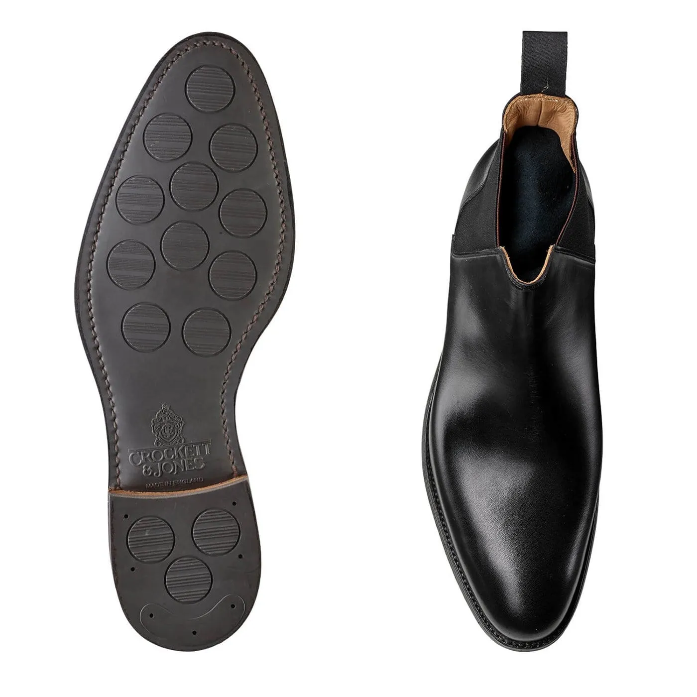 Crockett & Jones Chelsea 8 Black Calf