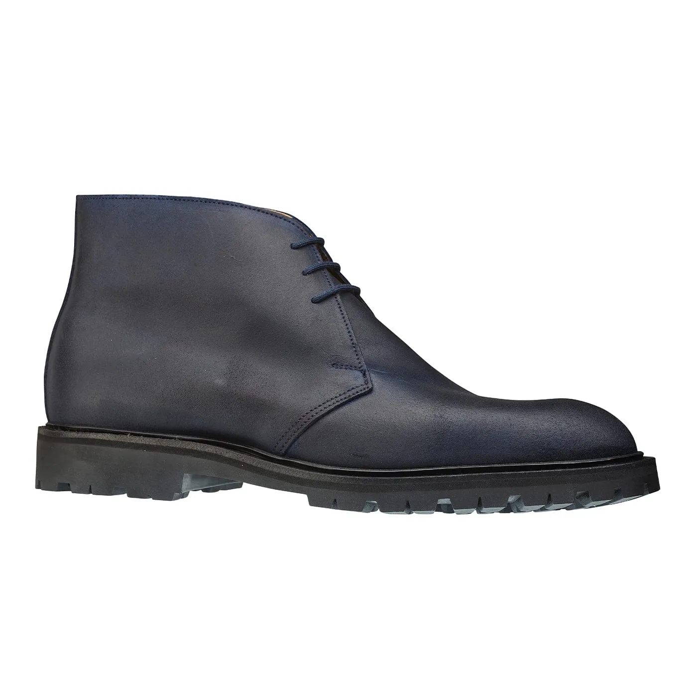 Crockett & Jones Chepstow 4 Navy Rough-Out Suede