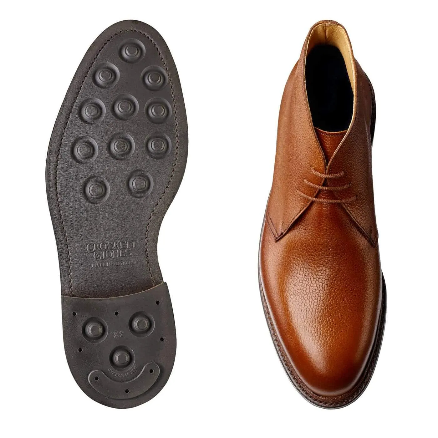 Crockett & Jones Chepstow Tan Scotch Country Grain