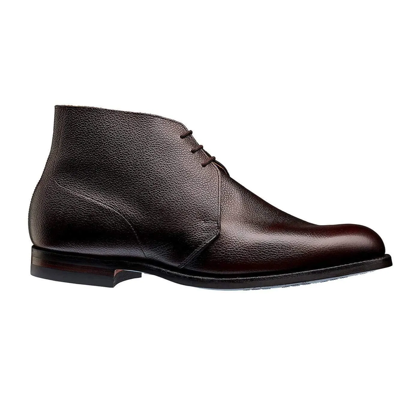Crockett & Jones Chukka Dark Brown Pebble Grain