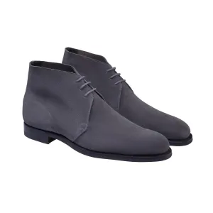 Crockett & Jones Chukka Shark Grey Suede