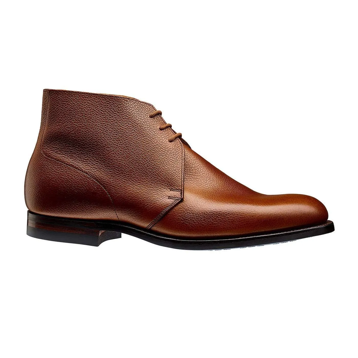 Crockett & Jones Chukka Tan Pebble Grain