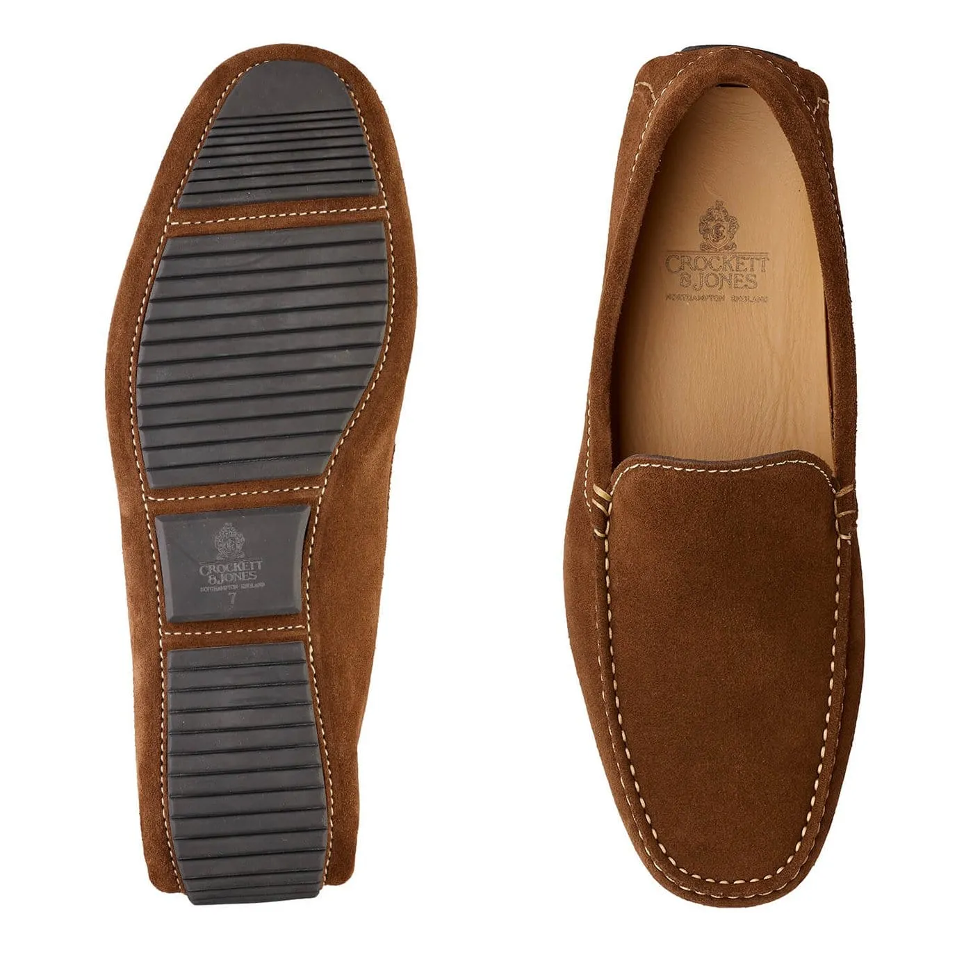 Crockett & Jones Como Snuff Suede