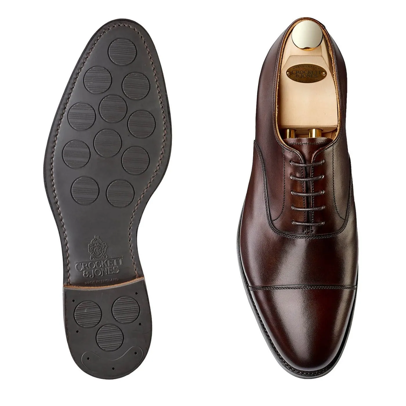 Crockett & Jones Connaught 2 Dark Brown Burnished Calf