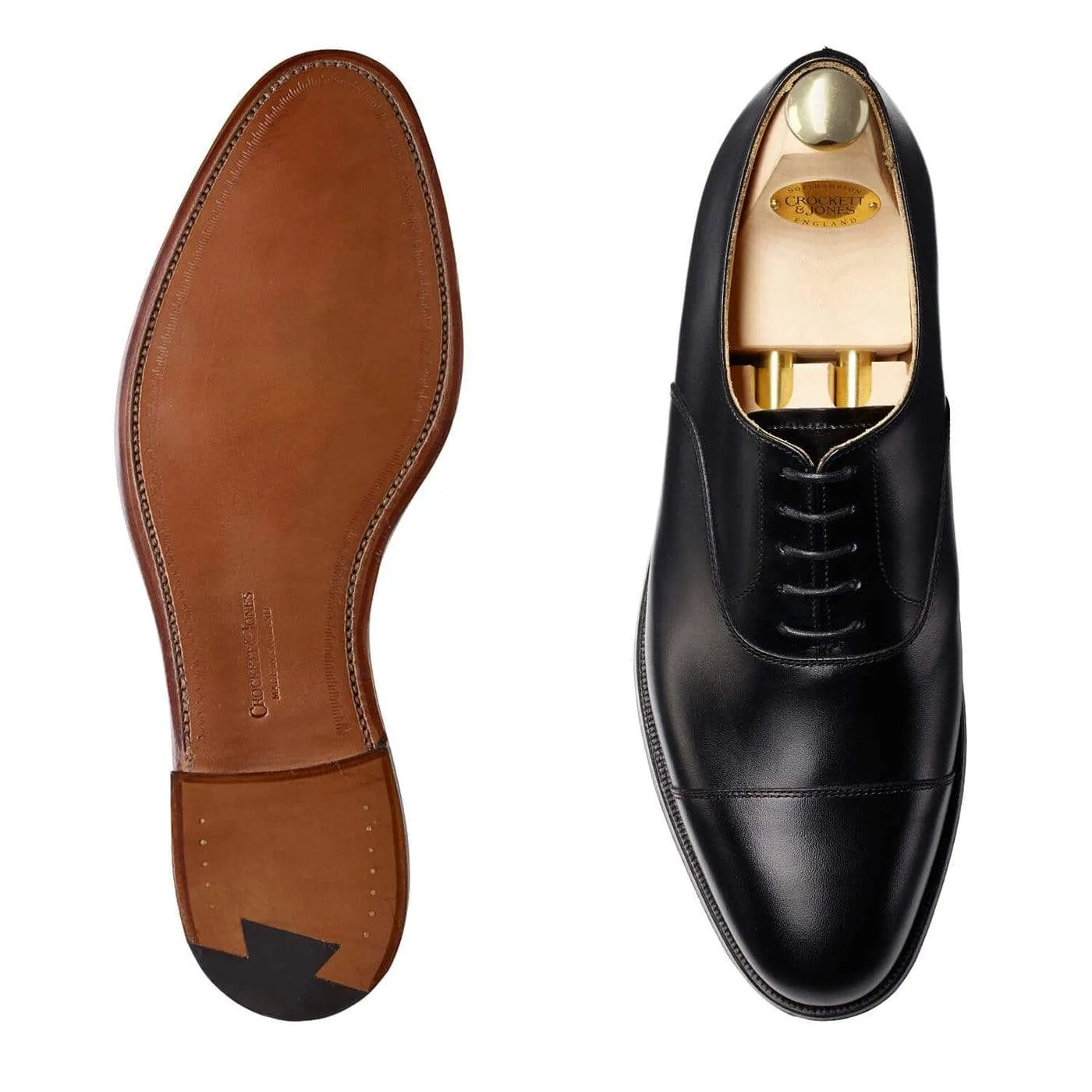 Crockett & Jones Connaught Black Calf (F Fitting)