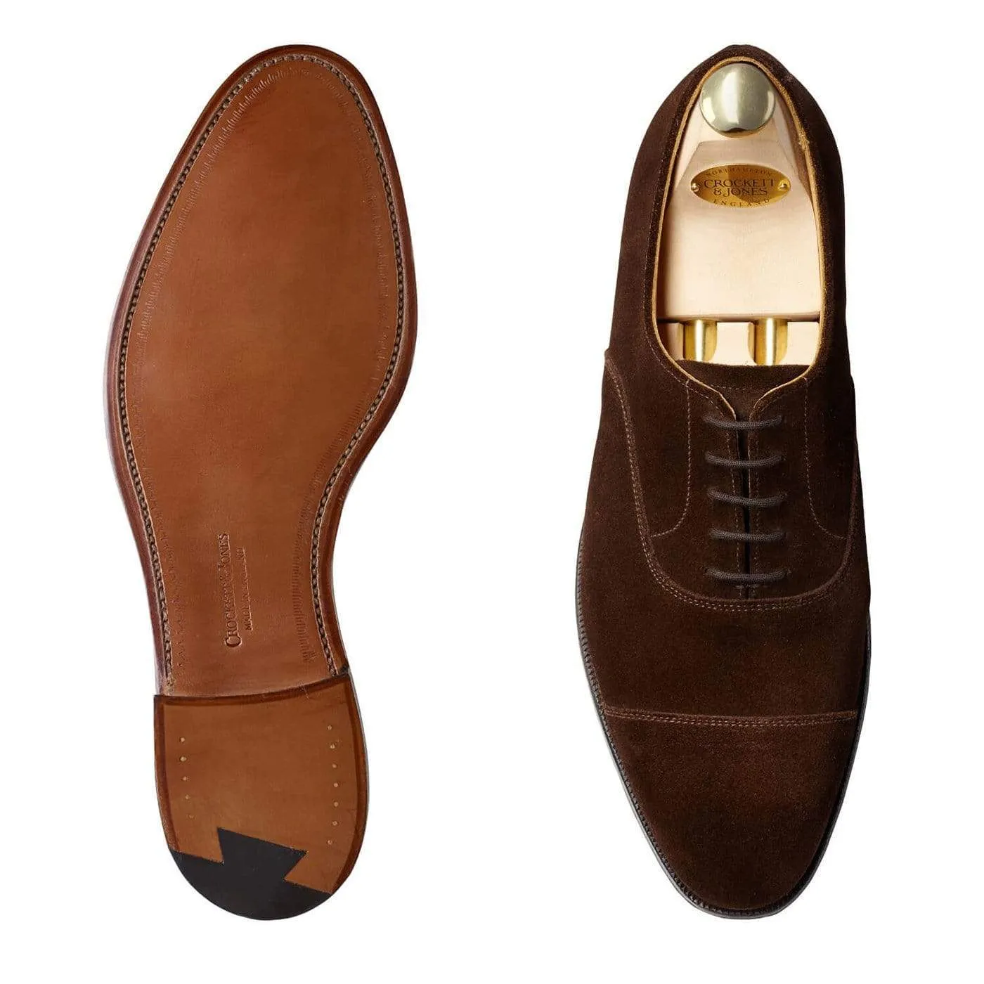 Crockett & Jones Connaught Dark Brown Suede