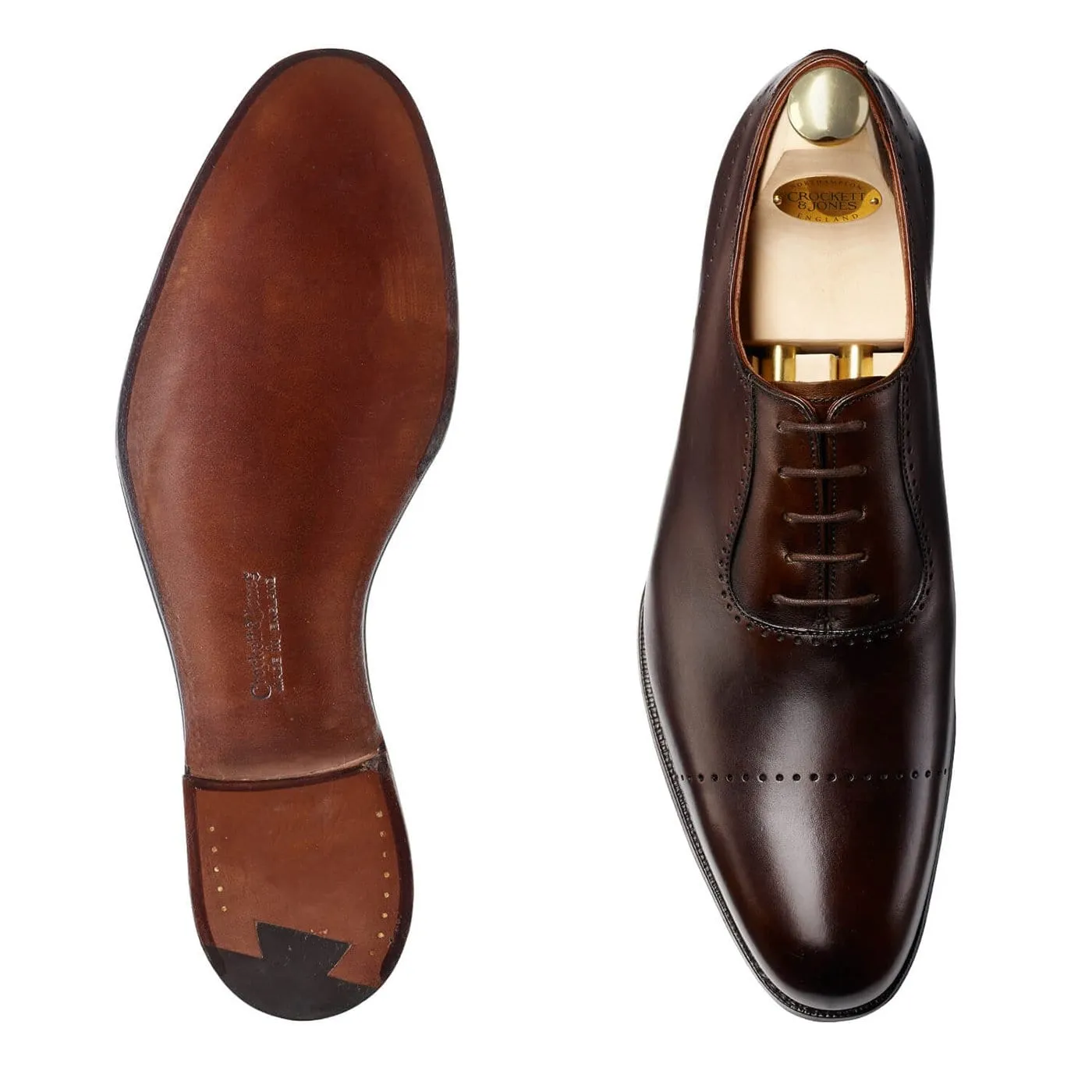 Crockett & Jones Courtenay Dark Brown Antique Calf