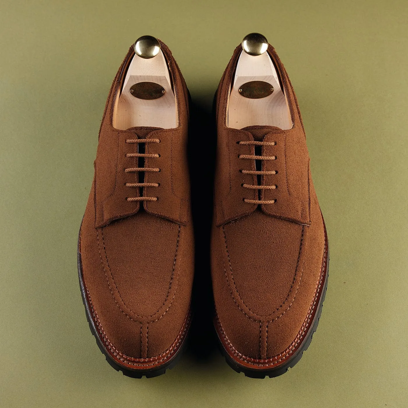 Crockett & Jones Denver Tobacco Deer Skin Suede