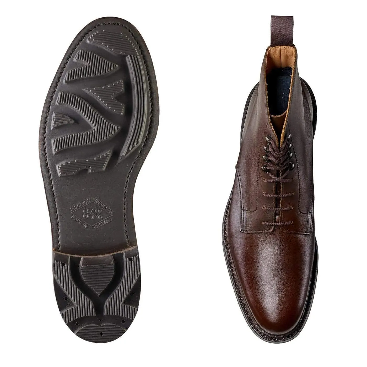 Crockett & Jones Derwent 2 Dark Brown Wax Calf