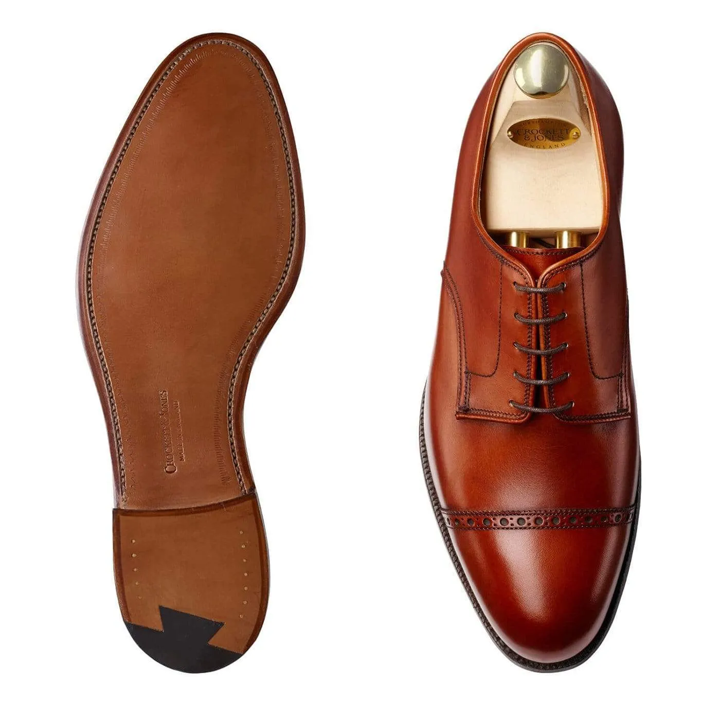 Crockett & Jones Draycott 2 Chestnut Burnished Calf