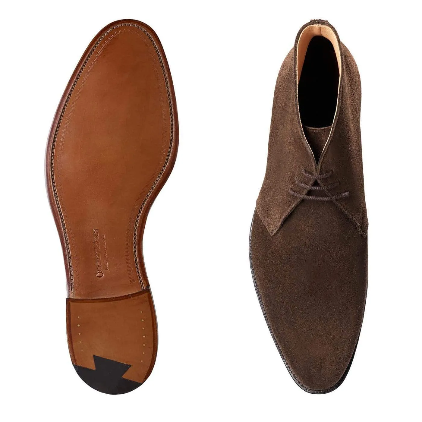 Crockett & Jones Ealing Dark Brown Suede