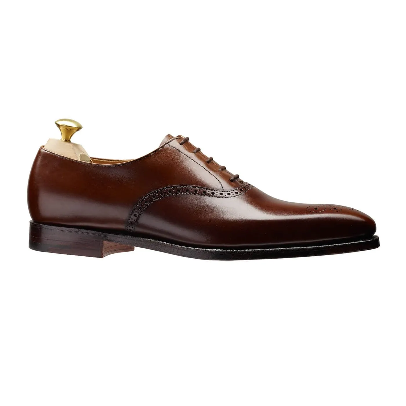Crockett & Jones Edgware Dark Brown Burnished Calf