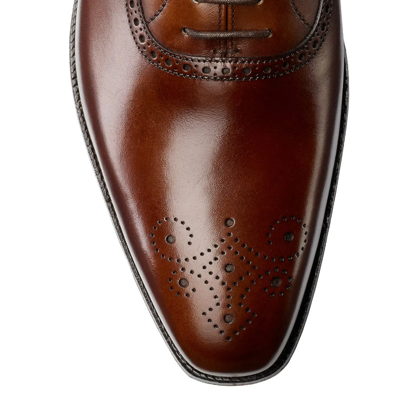Crockett & Jones Edgware Dark Brown Burnished Calf