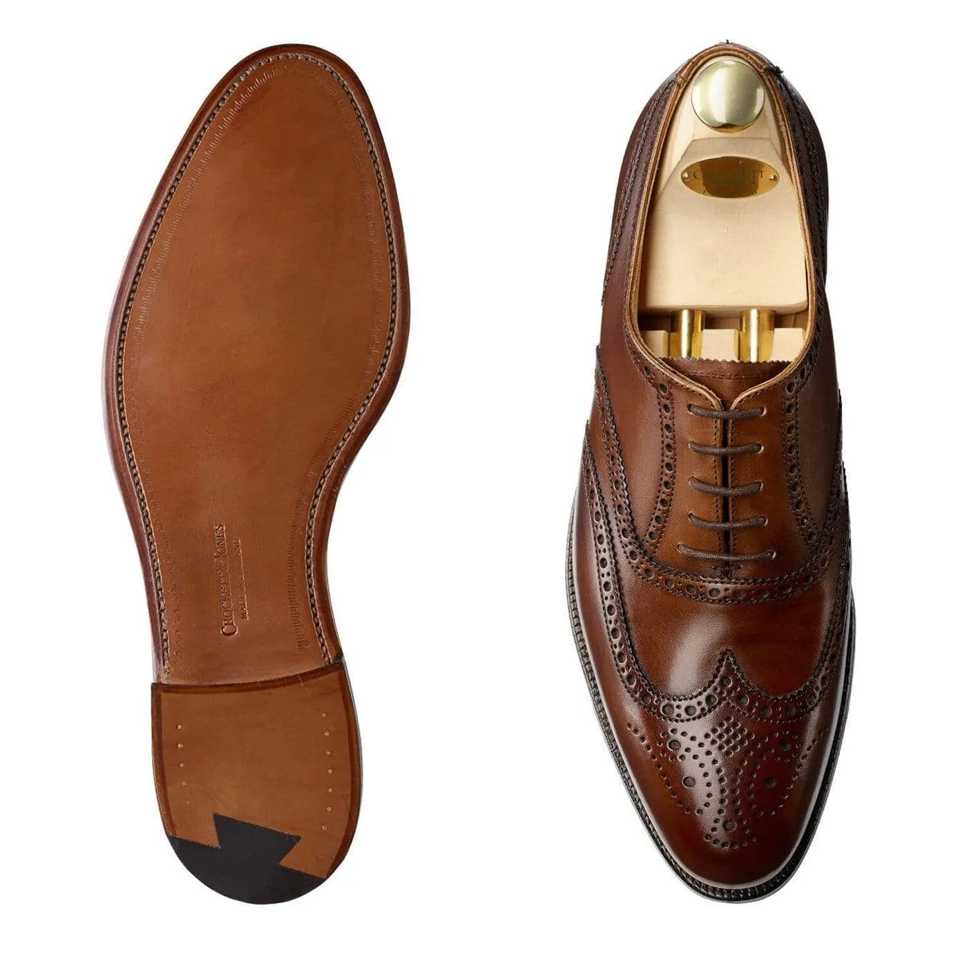 Crockett & Jones Finsbury Dark Brown Burnished Calf